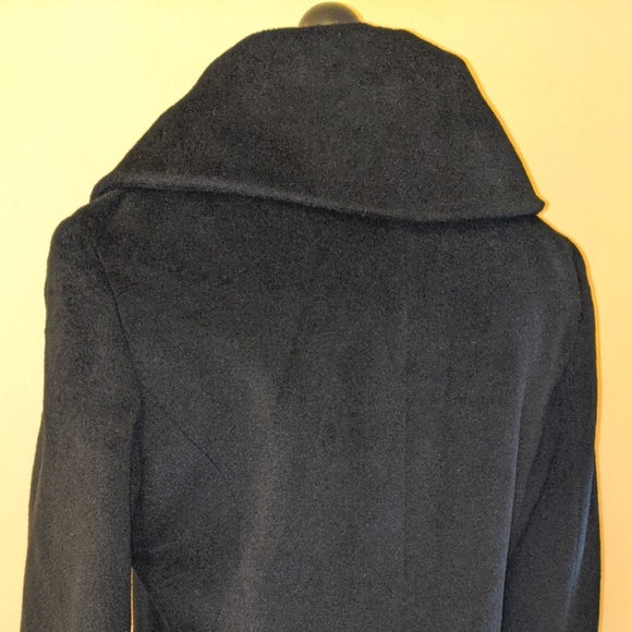 Bill Blass Luxury Black Angora & Wool Coat Sz8 - Picture 9 of 15